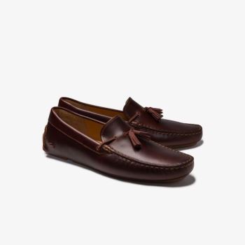 Lacoste Dress Piloter Tassel Loafer - Mokasíny Pánské Hnědé / Hnědé | CZ-7B7r9d